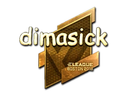 dimasick (Gold) | Boston 2018 sticker