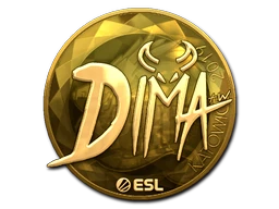 Dima (Gold) | Katowice 2019 sticker