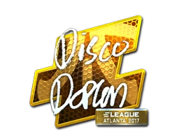 disco doplan (Foil) | Atlanta 2017 sticker