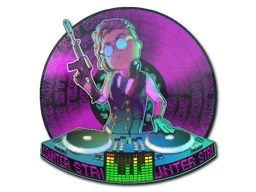 DJ Safecracker sticker