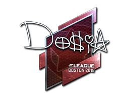 Dosia (Foil) | Boston 2018 sticker