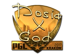 Dosia (Gold) | Krakow 2017 sticker