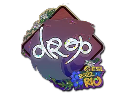 drop (Glitter) | Rio 2022 sticker