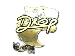 drop (Gold) | Paris 2023 sticker