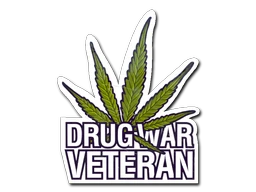 Drug War Veteran sticker