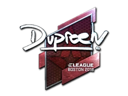 dupreeh (Foil) | Boston 2018 sticker