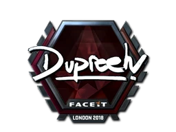 dupreeh (Foil) | London 2018 sticker