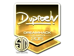 dupreeh (Gold) | Cluj-Napoca 2015 sticker