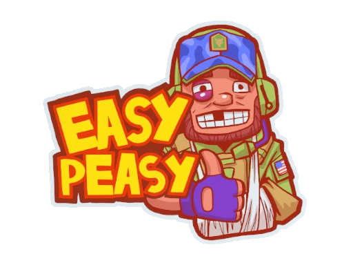 Easy For Ricksaw sticker