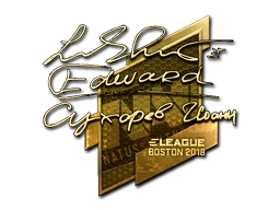 Edward (Gold) | Boston 2018 sticker