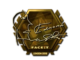 Edward (Gold) | London 2018 sticker