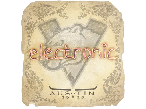 electronic | Austin 2025 sticker