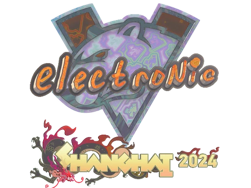 electronic (Holo) | Shanghai 2024 sticker