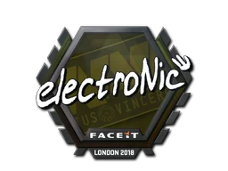 electronic | London 2018 sticker