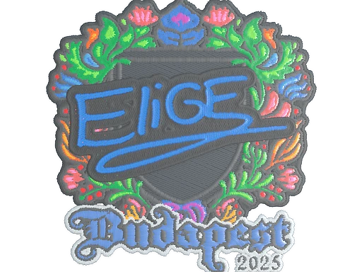 EliGE (Embroidered) | Budapest 2025 sticker