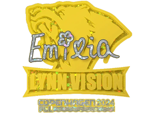 EmiliaQAQ (Glitter) | Copenhagen 2024 sticker