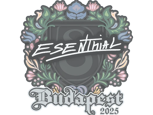 esenthial | Budapest 2025 sticker