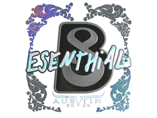esenthial (Holo) | Austin 2025 sticker