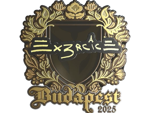 Ex3rcice (Gold) | Budapest 2025 sticker