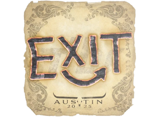 exit | Austin 2025 sticker