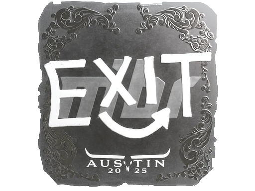 exit (Foil) | Austin 2025 sticker