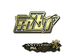 exit (Gold) | Antwerp 2022 sticker