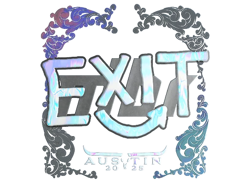 exit (Holo) | Austin 2025 sticker