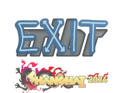 exit | Shanghai 2024 sticker