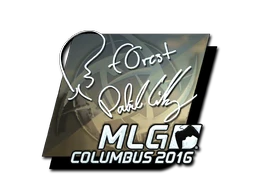 f0rest (Foil) | MLG Columbus 2016 sticker