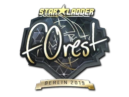 f0rest (Gold) | Berlin 2019 sticker