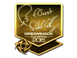 f0rest (Gold) | Cluj-Napoca 2015 sticker