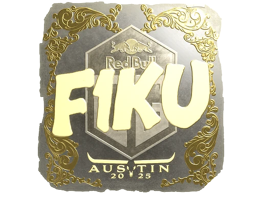 F1KU (Gold) | Austin 2025 sticker
