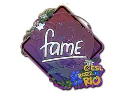 fame (Glitter) | Rio 2022 sticker