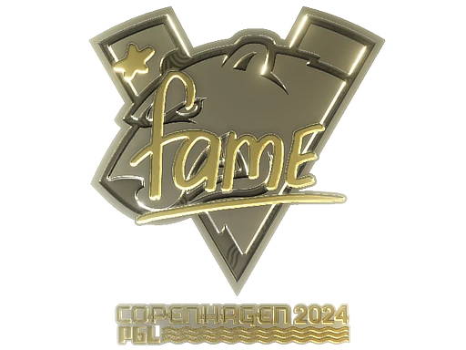 fame (Gold) | Copenhagen 2024 sticker