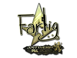 Farlig (Gold) | Antwerp 2022 sticker