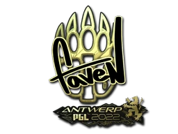 faveN (Gold) | Antwerp 2022 sticker