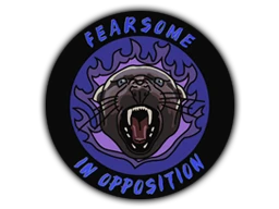 Fearsome sticker