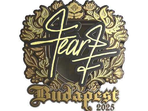 fEAR (Gold) | Budapest 2025 sticker