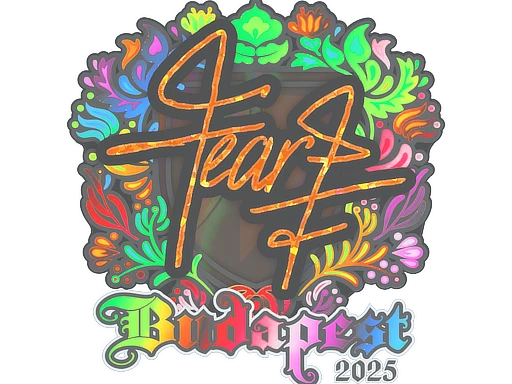 fEAR (Holo) | Budapest 2025 sticker