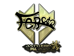 fer (Gold) | Antwerp 2022 sticker