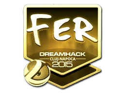 fer (Gold) | Cluj-Napoca 2015 sticker