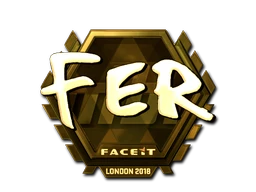 fer (Gold) | London 2018 sticker