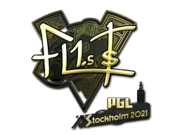 FL1T (Gold) | Stockholm 2021 sticker
