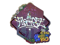 FlameZ (Glitter) | Rio 2022 sticker