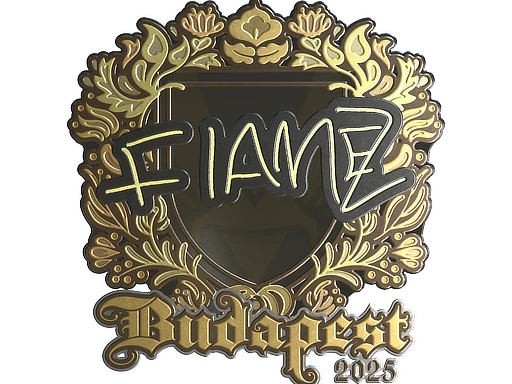 FlameZ (Gold) | Budapest 2025 sticker