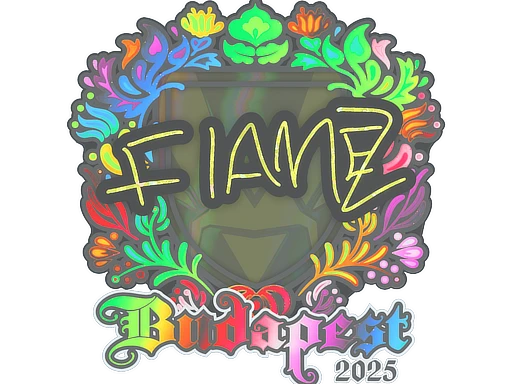 FlameZ (Holo) | Budapest 2025 sticker