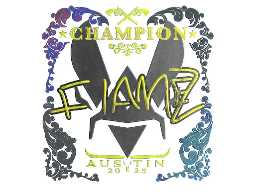 FlameZ (Holo, Champion) | Austin 2025 sticker