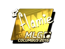 flamie (Gold) | MLG Columbus 2016 sticker