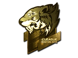 Flash Gaming (Gold) | Boston 2018 sticker