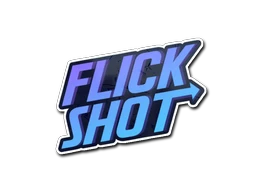 Flick Shotter sticker